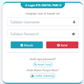 Register PGRI Buton Utara - Persatuan Guru Republik Indonesia Cabang Buton Utara